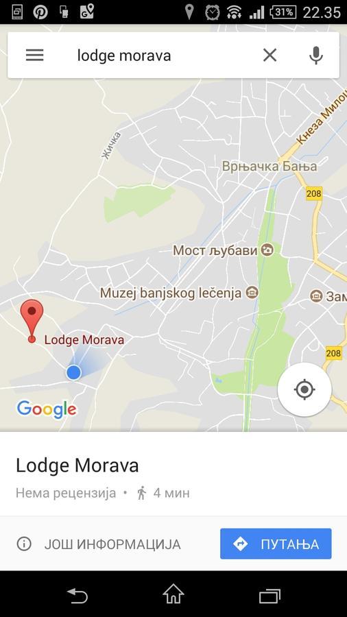 Lodge Morava Vrnjačka Banja Buitenkant foto